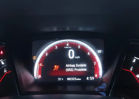 2018 Honda Civic Si из США, поврежденный, VIN 2HGFC3A55JH755821